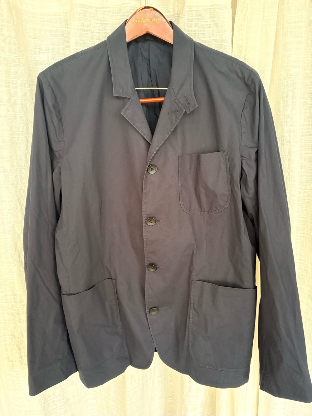 Rag & Bone New York Navy Blue Chore Coat Jacket Size 44